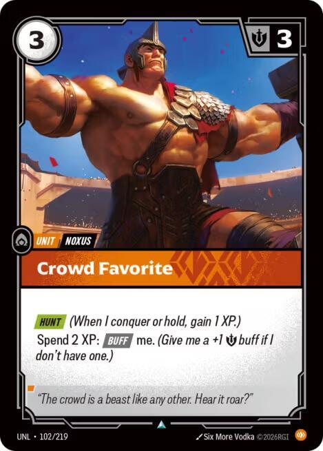 Crowd Favorite - Unleashed (UNL) (102/219)