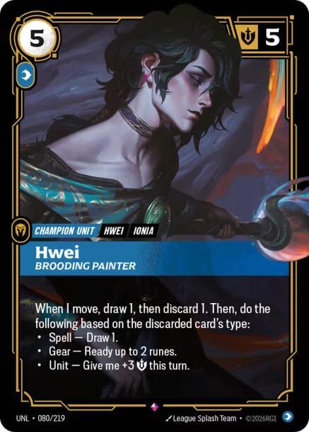 Hwei - Brooding Painter - Unleashed (UNL) (080/219)