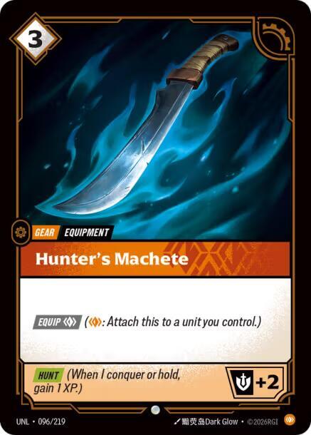 Hunter's Machete - Unleashed (UNL) (096/219)