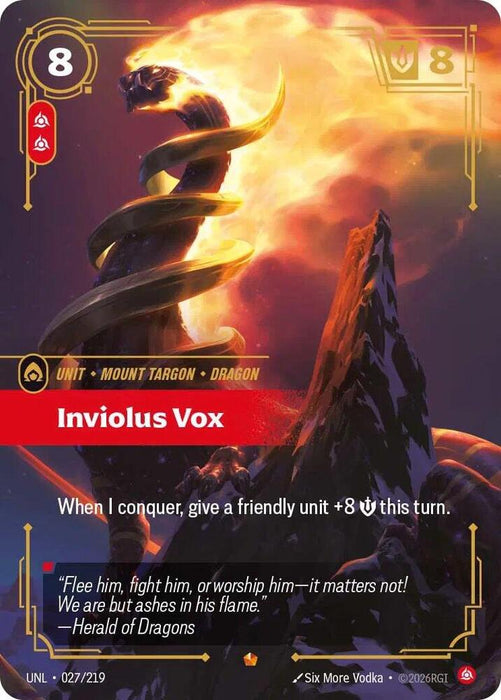 Inviolus Vox - Unleashed (UNL) (027/219)