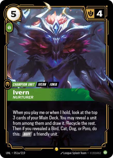 Ivern - Nurturer (Alternate Art) - Unleashed (UNL) (051a/219)