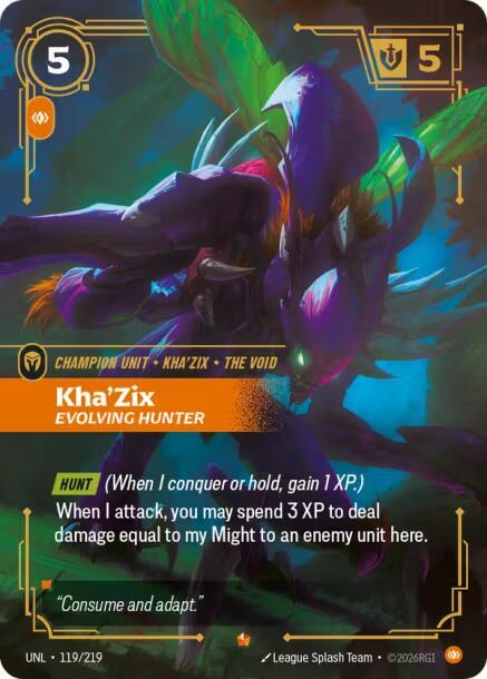 Kha'Zix - Evolving Hunter - Unleashed (UNL) (119/219)