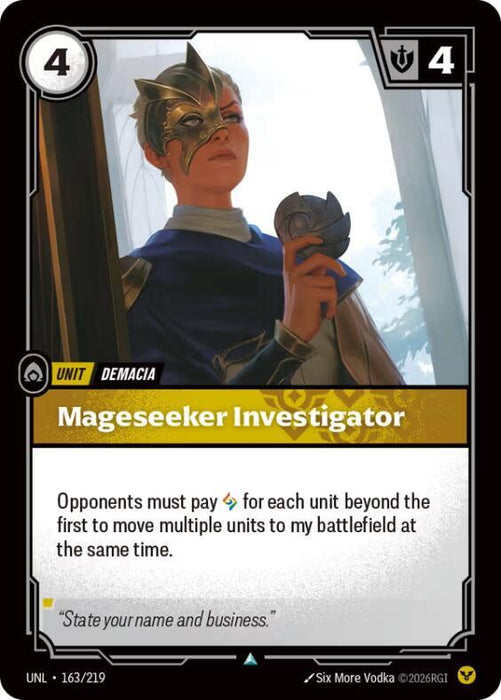Mageseeker Investigator - Unleashed (UNL) (163/219)