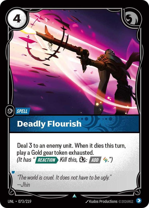 Deadly Flourish - Unleashed (UNL) (073/219)