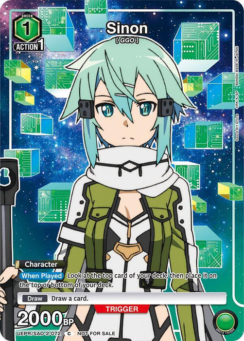 Sinon (072) - Union Arena Promotion Cards (UEPR)