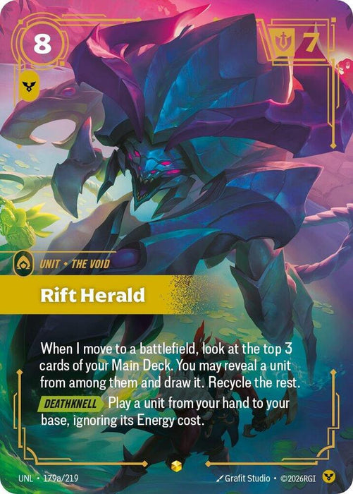 Rift Herald (Alternate Art) - Unleashed (UNL) (179a/219)