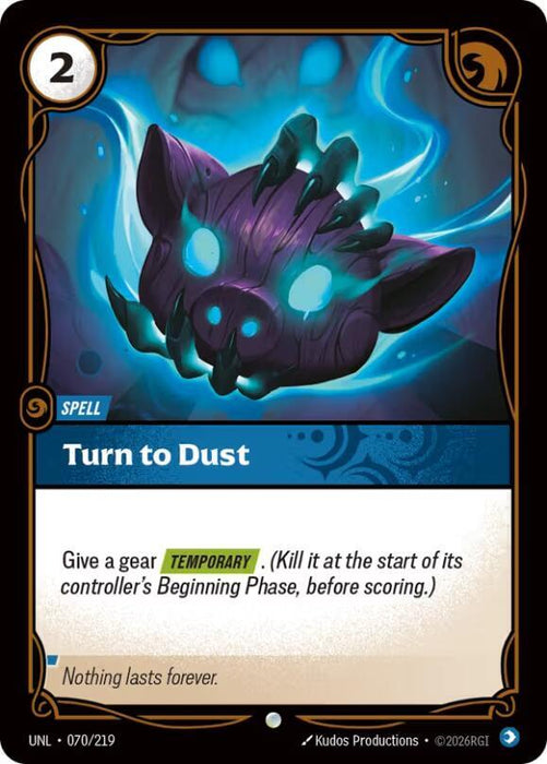 Turn to Dust - Unleashed (UNL) (070/219)