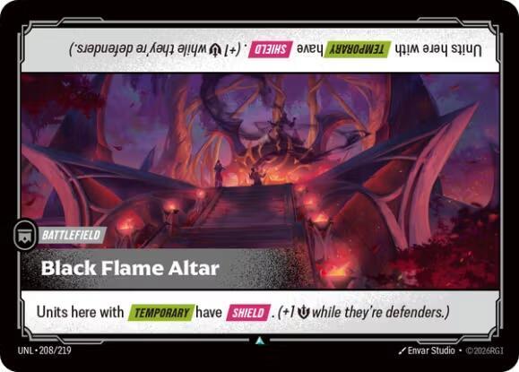 Black Flame Altar - Unleashed (UNL) (208/219)