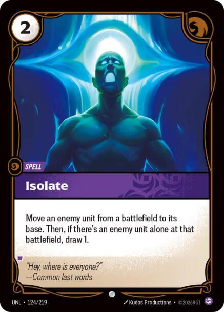 Isolate - Unleashed (UNL) (124/219)