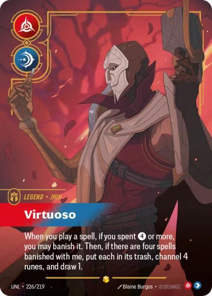 Jhin - Virtuoso (Overnumbered) - Unleashed (UNL) (226/219)