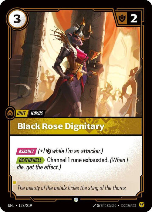 Black Rose Dignitary - Unleashed (UNL) (152/219)