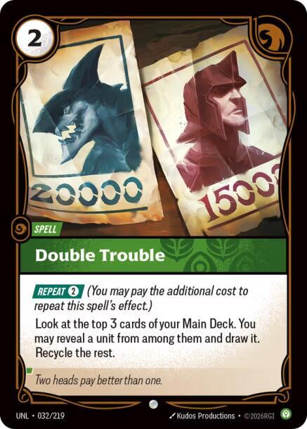 Double Trouble - Unleashed (UNL) (032/219)