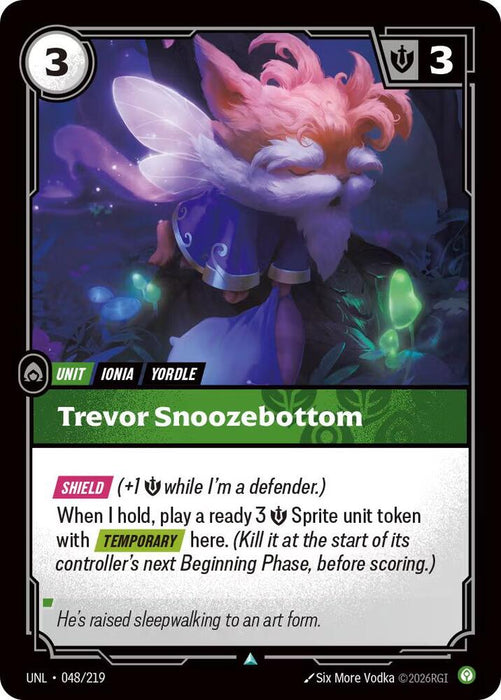 Trevor Snoozebottom - Unleashed (UNL) (048/219)