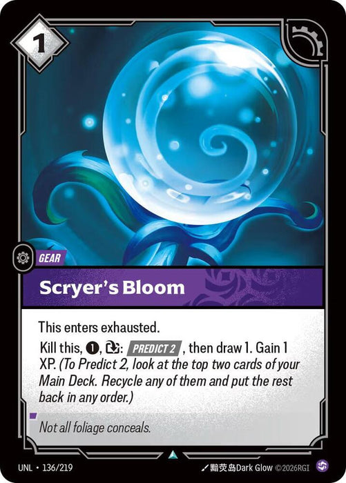 Scryer's Bloom - Unleashed (UNL) (136/219)