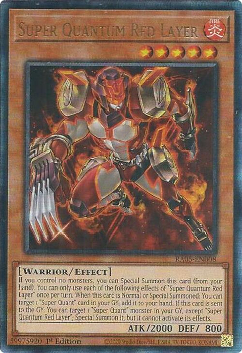 Super Quantum Red Layer (Ultimate Rare) [RA05-EN008] Ultimate Rare