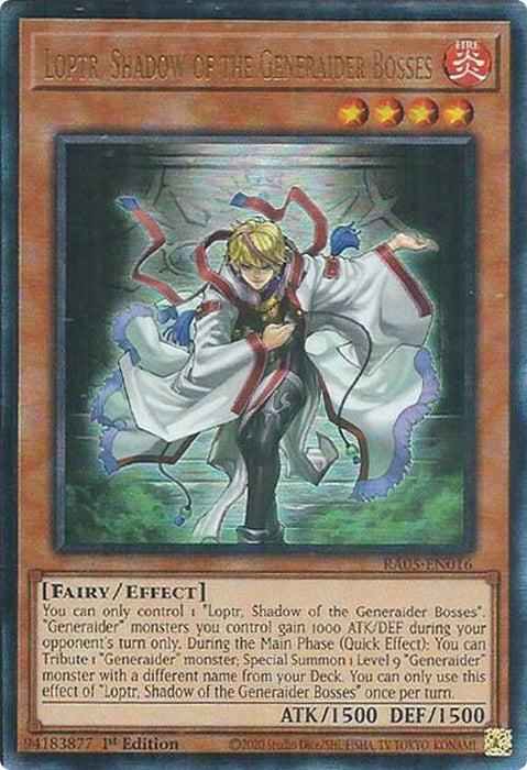 Loptr, Shadow of the Generaider Bosses (Ultimate Rare) [RA05-EN016] Ultimate Rare