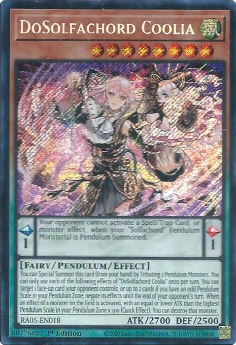 DoSolfachord Coolia (Secret Rare) [RA05-EN018] Secret Rare