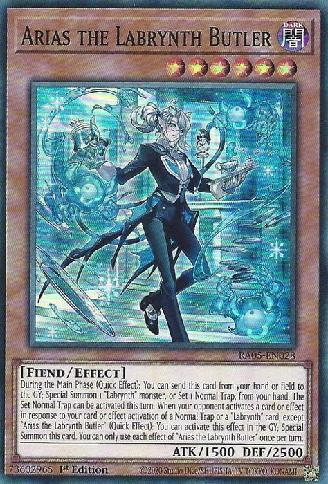 Arias the Labrynth Butler [RA05-EN028] Super Rare