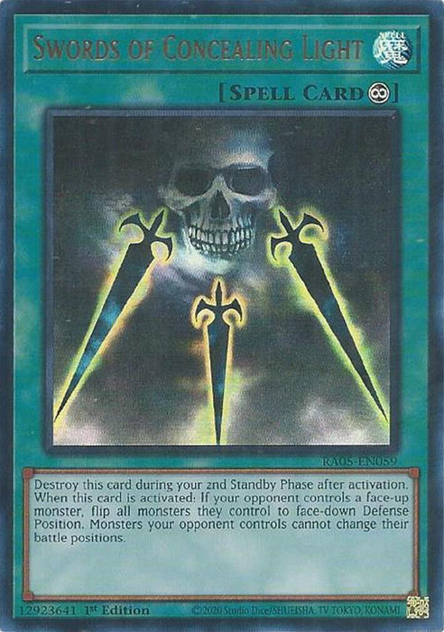 Swords of Concealing Light (Ultra Rare) [RA05-EN059] Ultra Rare