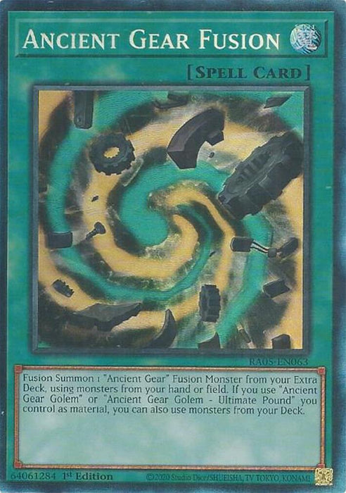 Ancient Gear Fusion (Collector's Rare) [RA05-EN063] Collector's Rare