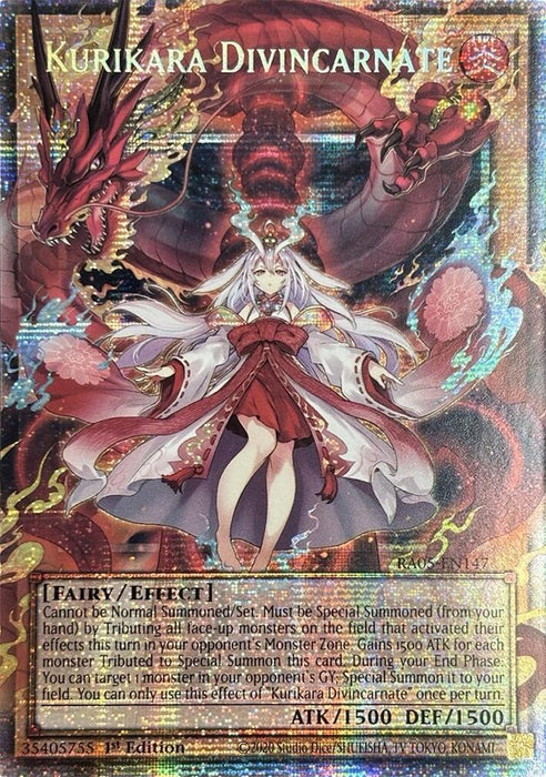 Kurikara Divincarnate (Starlight Rare) [RA05-EN147] Starlight Rare