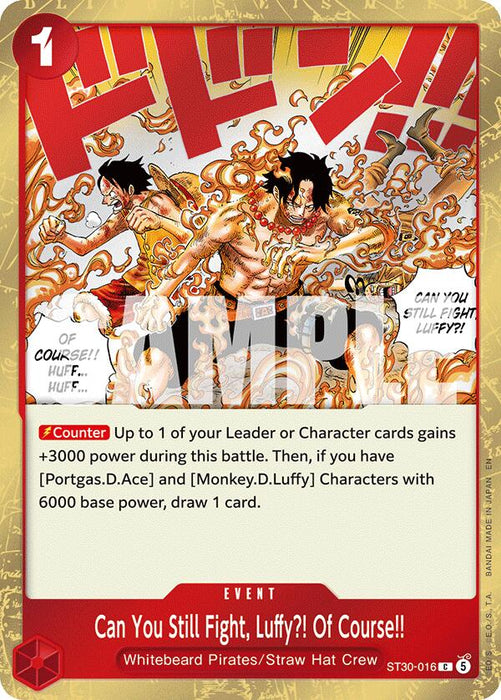 Can You Still Fight, Luffy?! Of Course!! [Starter Deck EX: Gear 5]