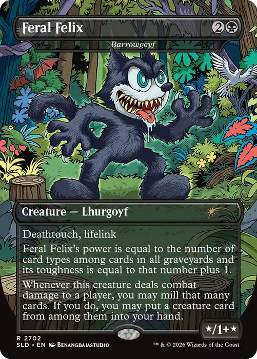 Feral Felix - Barrowgoyf [Secret Lair Drop Series]