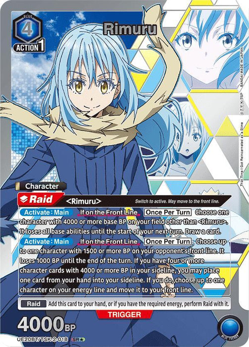 Rimuru (018) (SR*) - UE20BT: That Time I Got Reincarnated as a Slime (UE20BT)