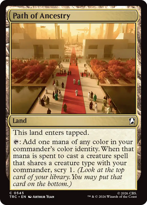 Path of Ancestry (Surge Foil) [Star Trek Commander]