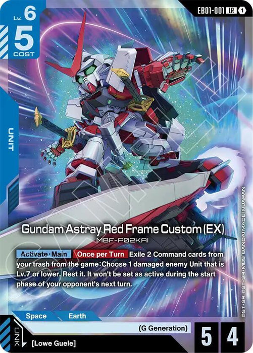 Gundam Astray Red Frame Custom (EX) - Eternal Nexus (EB01-001)