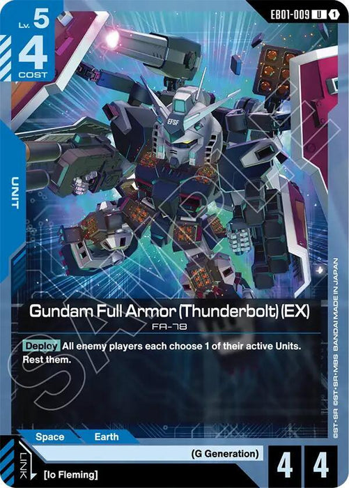 Gundam Full Armor (Thunderbolt) (EX) - Eternal Nexus (EB01-009)