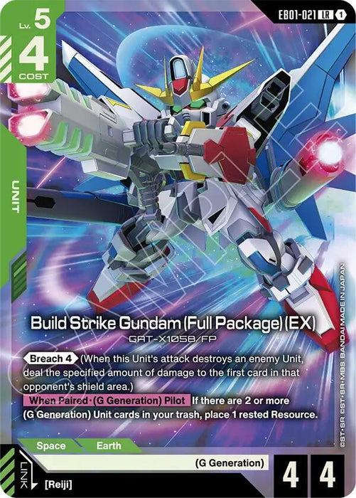 Build Strike Gundam (Full Package) (EX) - Eternal Nexus (EB01-021)