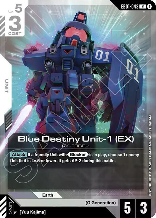 Blue Destiny Unit-1 (EX) - Eternal Nexus (EB01-043)