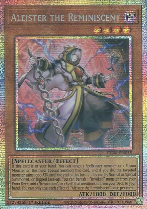 Aleister the Reminiscent (Starlight Rare) [CORI-EN015] Starlight Rare