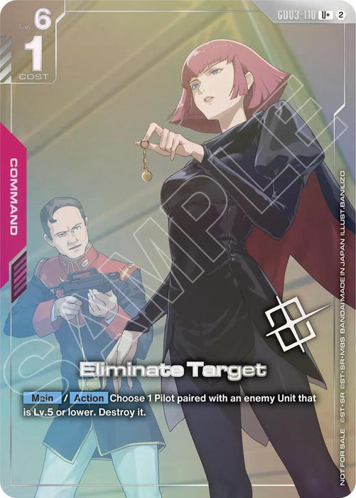 Eliminate Target (Store Tournament Winner Pack 05) - Gundam Promotional Cards (GCG-PR) (GD03-110)