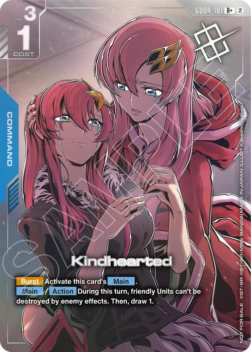 Kindhearted (Store Tournament Winner Pack 05) - Gundam Promotional Cards (GCG-PR) (GD04-101)