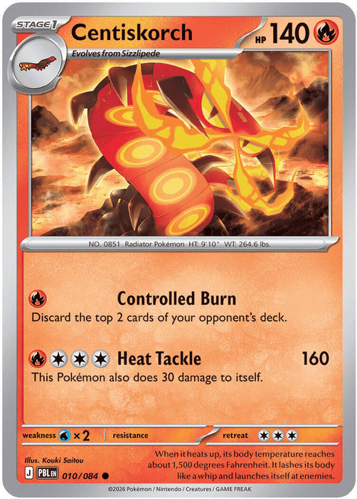 Centiskorch (010/084) [Mega Evolution: Pitch Black]
