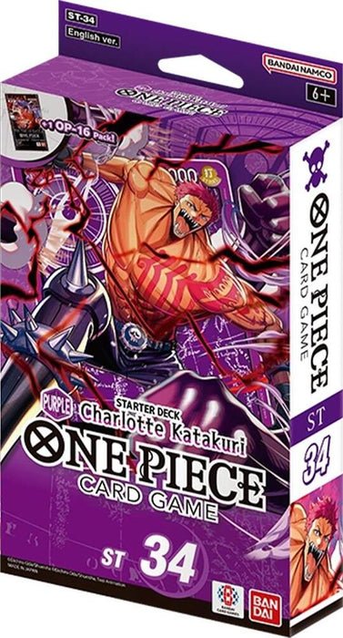 One Piece Card Game - Starter Deck: Purple Charlotte Katakuri (ST-34)