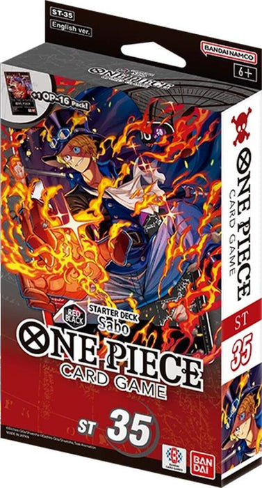One Piece Card Game - Starter Deck: Red/Black Sabo (ST-35)
