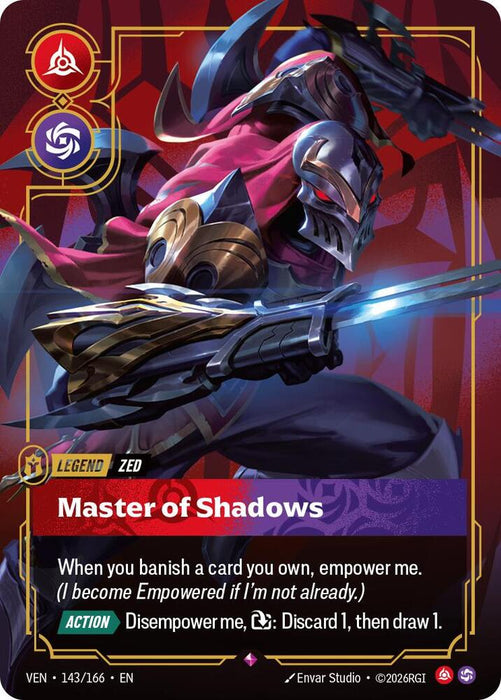 Zed, Master of Shadows - Vendetta (VEN) (143/166)