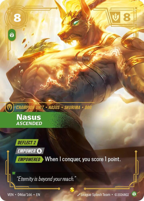 Nasus, Ascended (Alternate Art) - Vendetta (VEN) (046a/166)