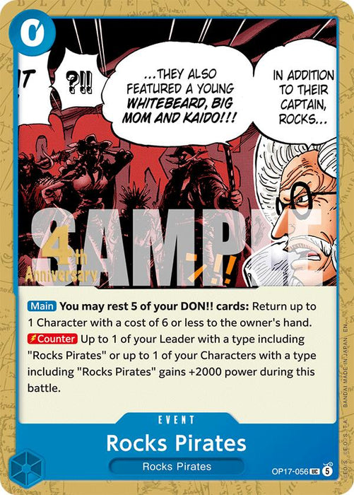 Rocks Pirates [The World's Strongest Warriors Release Event Cards]