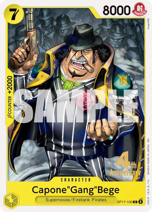 Capone"Gang"Bege [The World's Strongest Warriors Release Event Cards]
