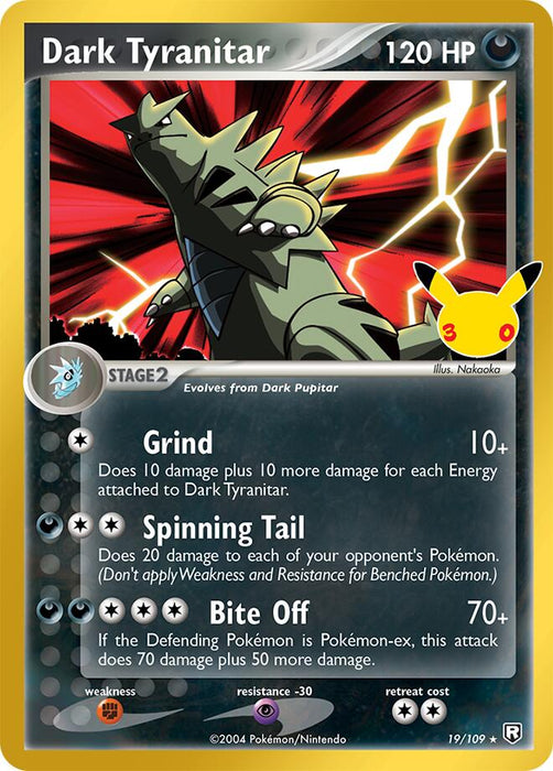 Dark Tyranitar (19/109) [Mega Evolution: 30th Celebration Classic Collection]