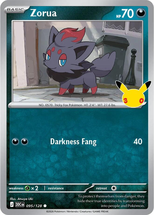 Zorua (095/128) [Mega Evolution: 30th Celebration]