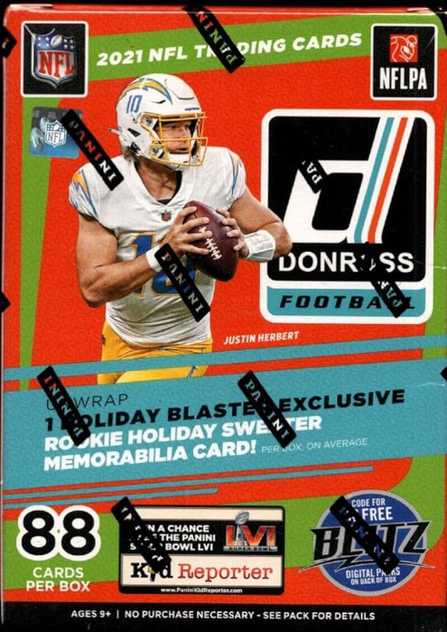 2021 Panini Donruss NFL Football Holiday Blaster Box