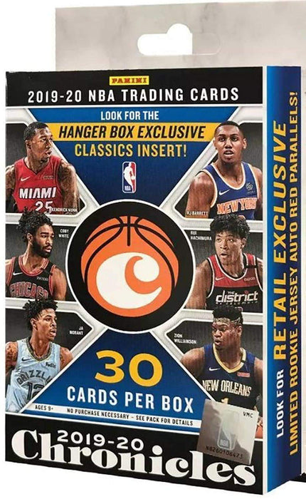 2020 Panini Chronicles NBA Basketball Hanger Box (30 Cards/bx)