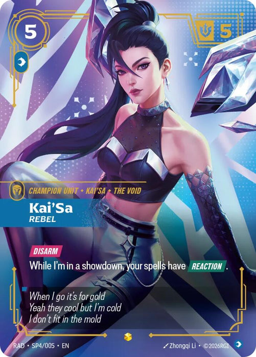 Kai'Sa, Rebel (K/DA Special Art Card) - Radiance (RAD) (SP4/005)
