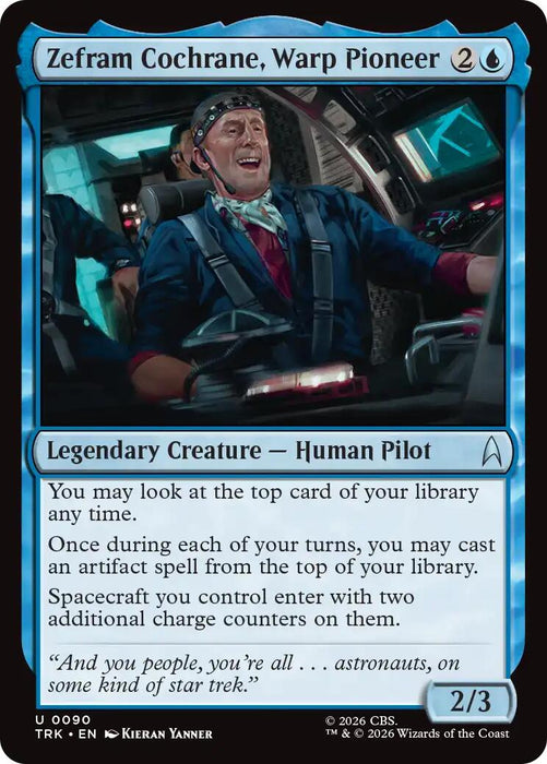 Zephram Cochrane, Warp Pioneer [Star Trek]