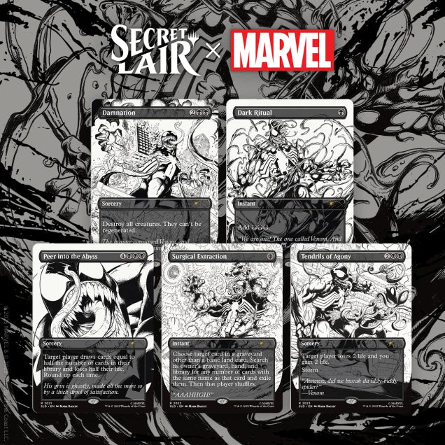 MTG - Secret Lair x Marvel's Spider-Man: Venom Unleashed (Inks)